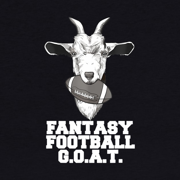 Fantasy Football GOAT funny fantasy football Champion GOAT by mccloysitarh